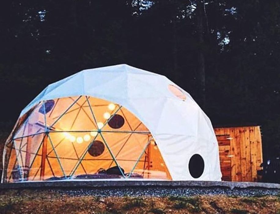 Away from Home: Exploring the Comforts of Dome Camping